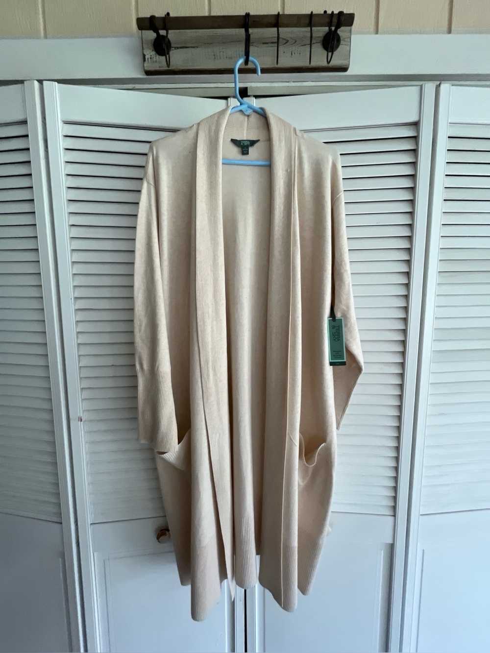 Light Cream Cozy Open-Front Cardigan - Women Terra & Sky